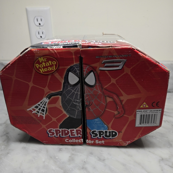 Mr Potato Head Spiderman Spider Spud Collector Set, SpiderMan 3 From 2006, NEW! - Picture 13 of 16
